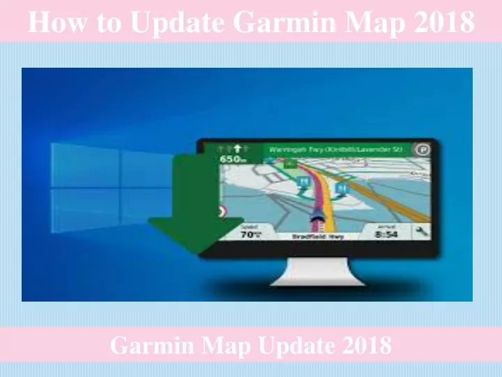 how to update garmin map 2018
