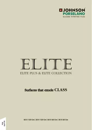 Elite Plus Collection by HRJ India | 60 X 120 Cm I 20 X 120 Cm I 60 X 60 Cm I 30 X 60 Cm | Johnson Tiles PEN Collection