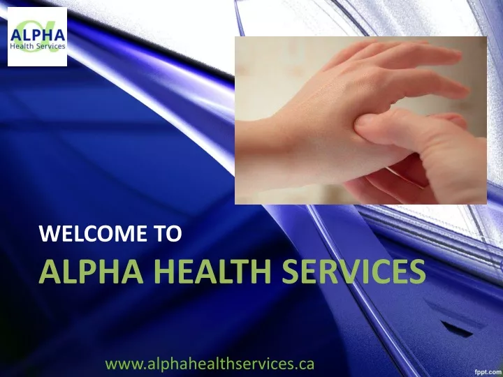 welcome to alpha health services