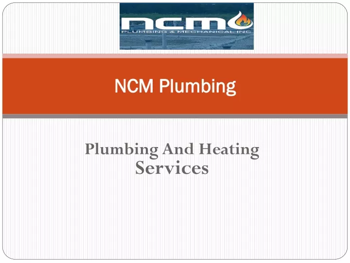 ncm plumbing