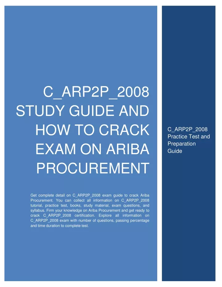 c arp2p 2008 study guide and how to crack exam