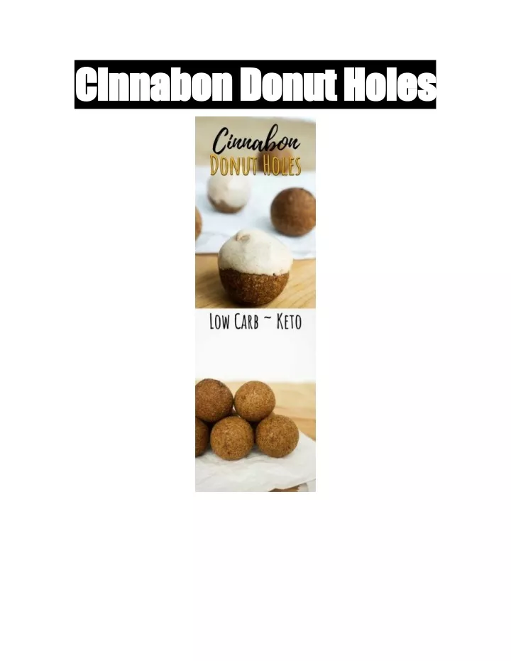 cinnabon donut holes
