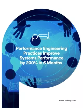 Performance Engineering Practices Case Study