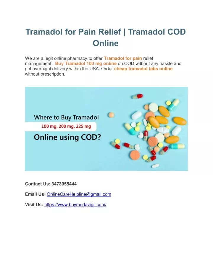 tramadol for pain relief tramadol cod online