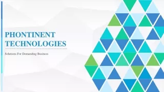 Phontinent technologies-mobile app development company