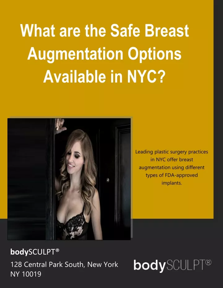 what are the safe breast augmentation options