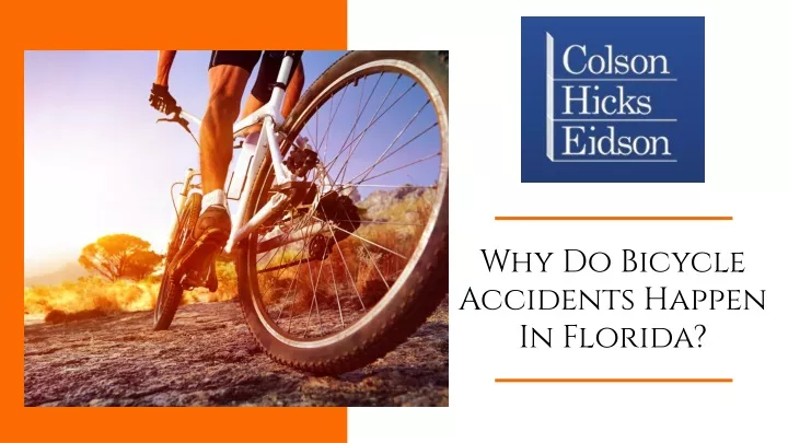 why do bicycle accidents happen in florida