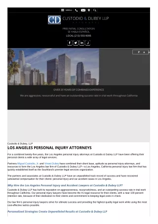 Uber accident attorney los angeles