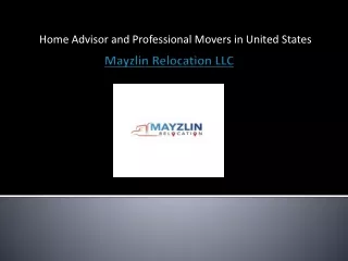 Mayzlin Relocation LLC - Affordable Moving Services