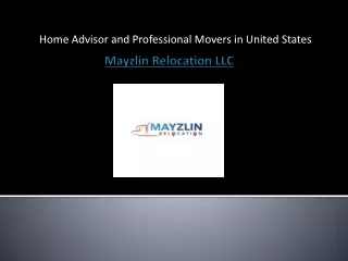 home advisor and professional movers in united states