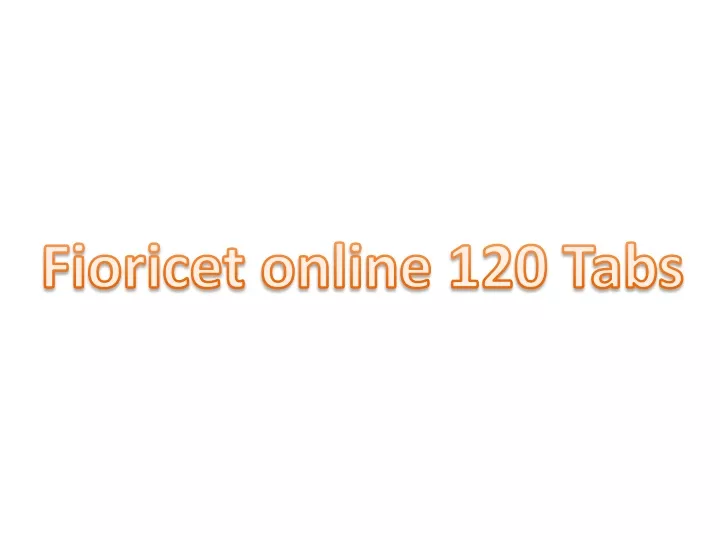 fioricet online 120 tabs