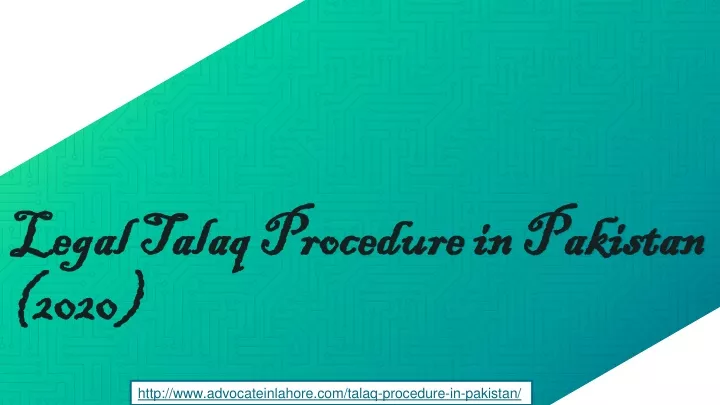 legal talaq procedure in pakistan 2020