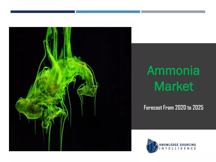 ammonia market forecast from 2020 to 2025