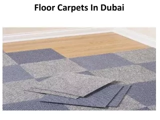 floor carpets in dubai