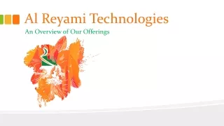 Al Reyami Tech-Overview of Offerings