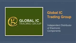 GICTG Independent Distributor of Electronic Components