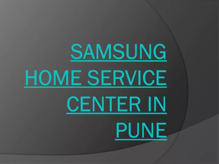 samsung home service center in pune