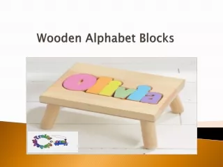 wooden alphabet blocks