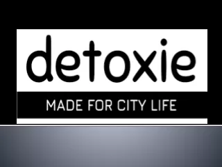Detoxie - India's first anti stress & best anti pollution Skincare Company