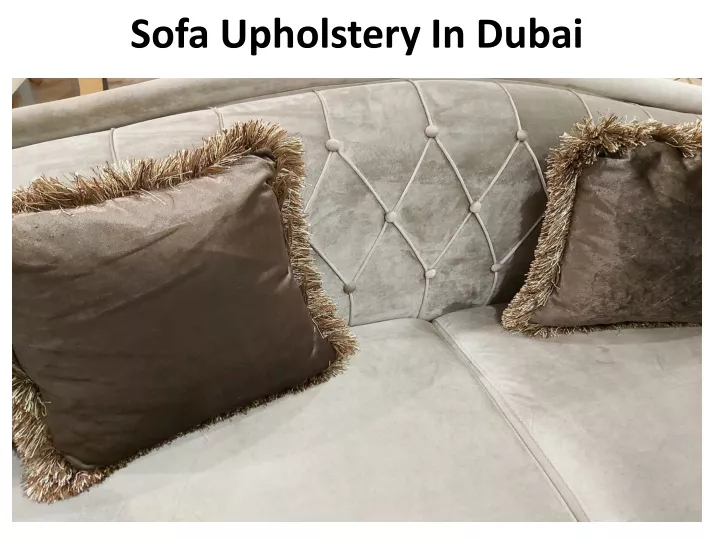 sofa upholstery in dubai