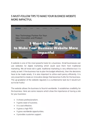 5 5 must must follow follow tips to more