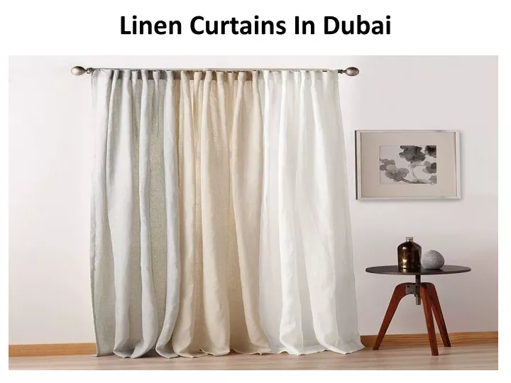 linen curtains in dubai