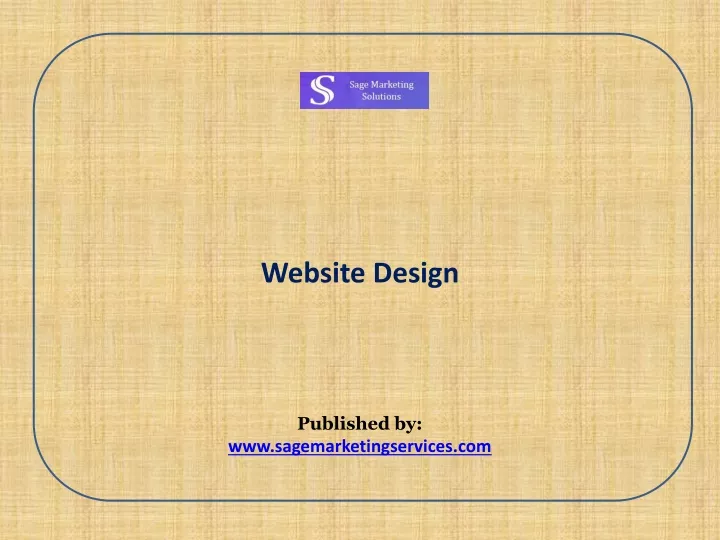 website design published by www sagemarketingservices com