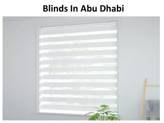 blinds in abu dhabi