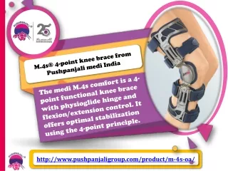 M.4s® 4-point knee brace from Pushpanjali medi India