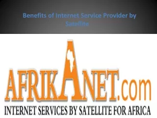 Benefits of Internet Service Provider by Satellite