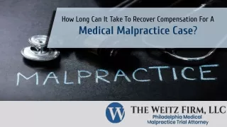 how long can it take to recover compensation