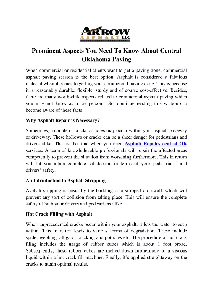 prominent aspects you need to know about central