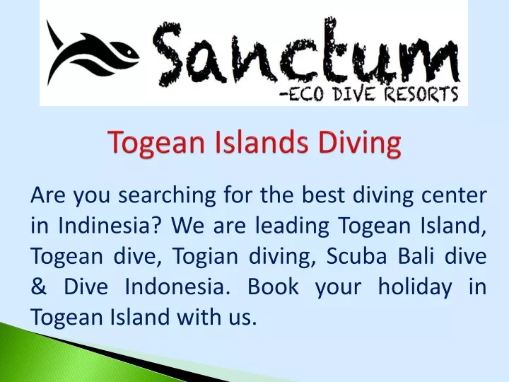 are you searching for the best diving center