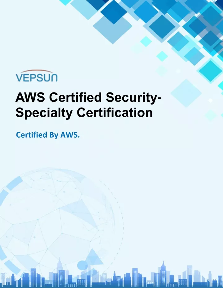 aws certified security specialty certification