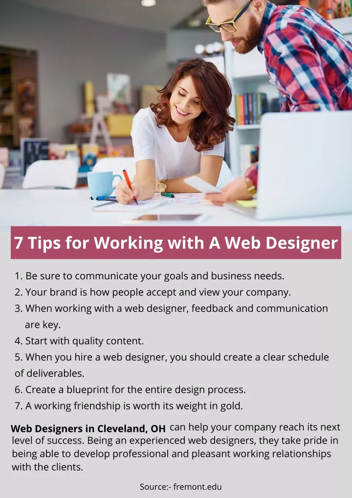 7 tips for working with a web designer