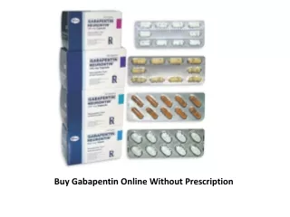 Buy Gabapentin Online without Prescription