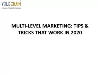 multi level marketing tips tricks that work in 2020
