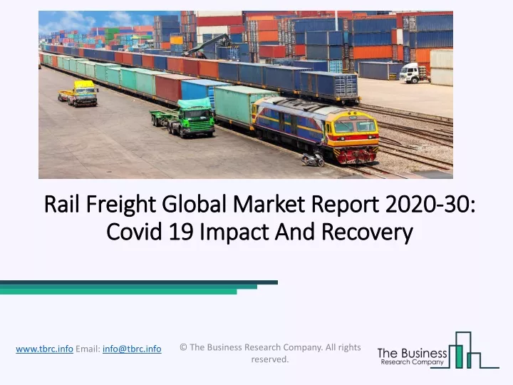 rail freight global market report 2020 30 covid 19 impact and recovery