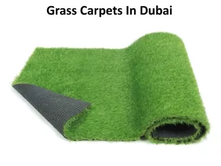 grass carpets in dubai