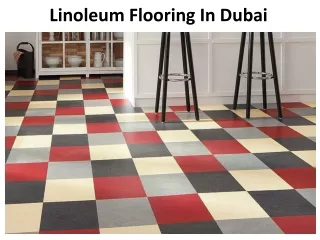 linoleum flooring in dubai