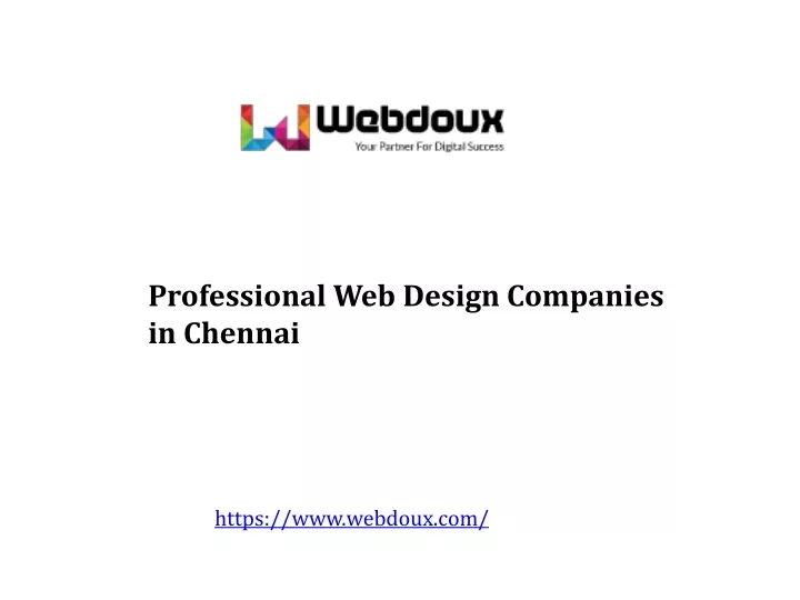professional web design companies in chennai