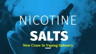 nicotine salt e liquid