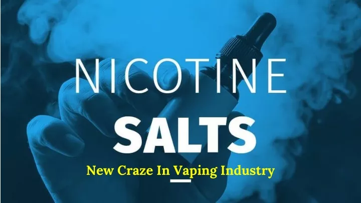 nicotine salt e liquid