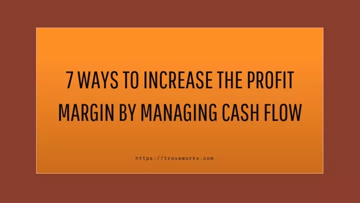 7 ways to increase the profit margin by managing