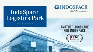 Modern Industrial and Logistics Park in India - IndoSpace
