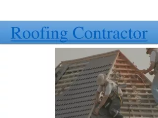 Hire roofing contractor