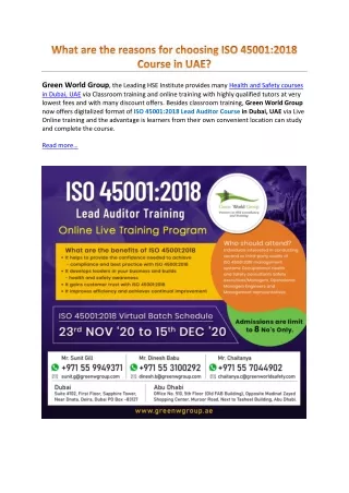 green world group the leading hse institute