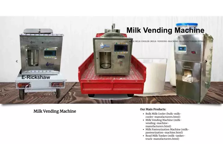 milk vending machine