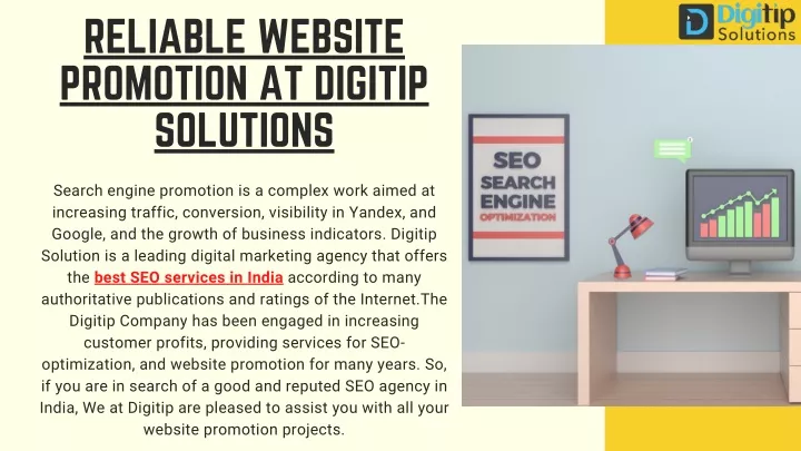 reliable website promotion at digitip solutions