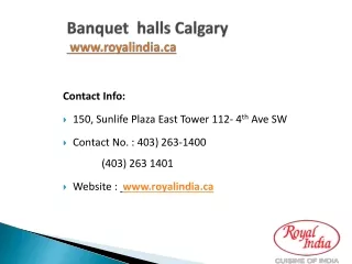 banquet halls calgary www royalindia ca